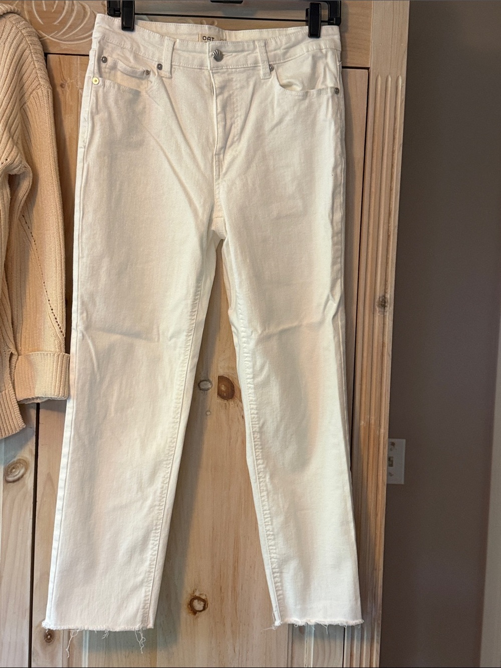Oat New York white Straight-Leg Jeans